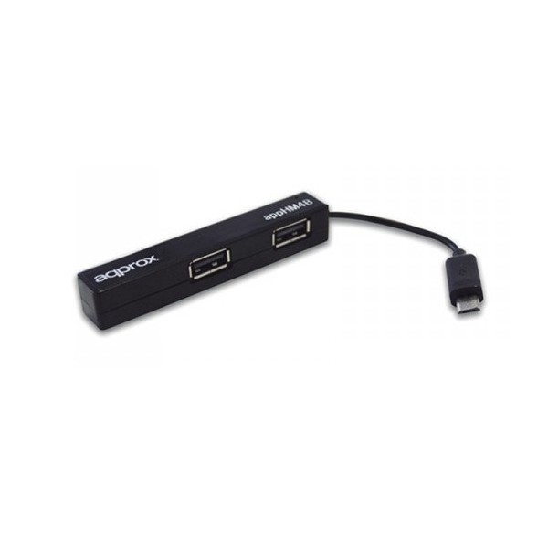 Hub USB 4 Ports Femelle Vers Micro USB pour Tablette et Smartphone