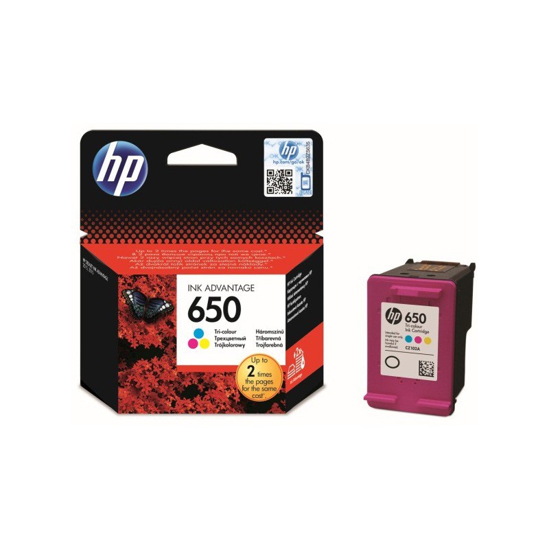 Cartouche Couleur HP 650