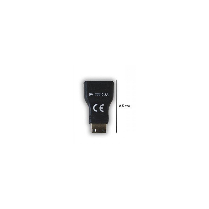 Adaptateur aqprox HDMI vers mini HDMI