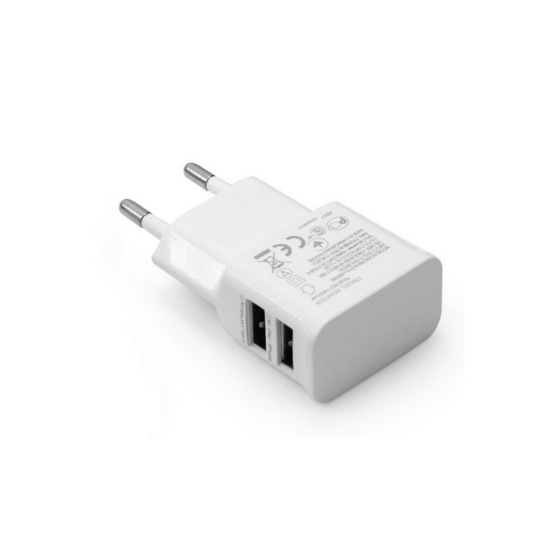 Adaptateur secteur 2 USB / 2A