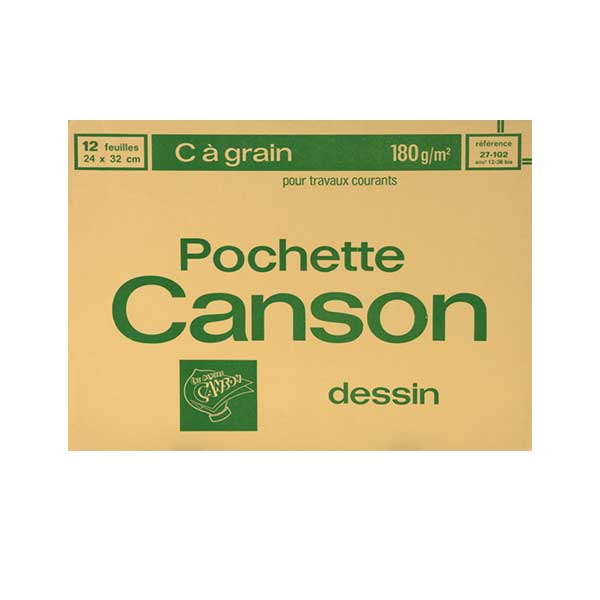 Pochette Papier Canson Blanc 180/10F