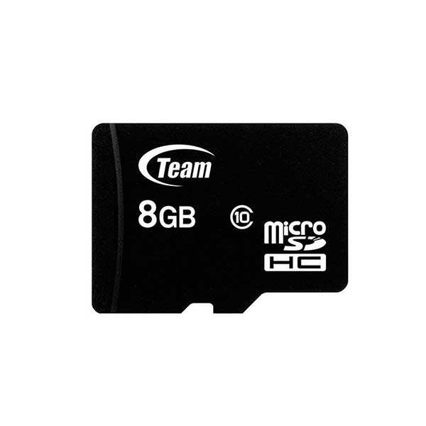 Carte mémoire 8 Go class 10 avec adaptateur