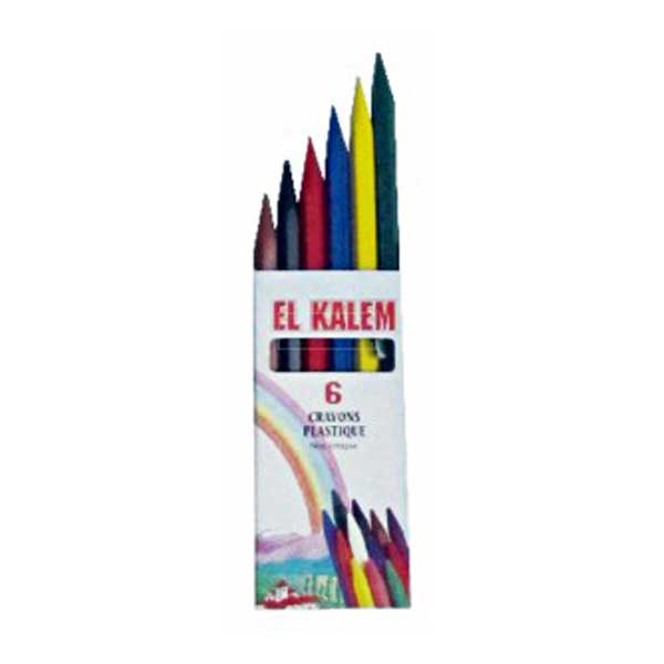 CRAYONS PASTEL COULEUR de 6 PM EL KALEM