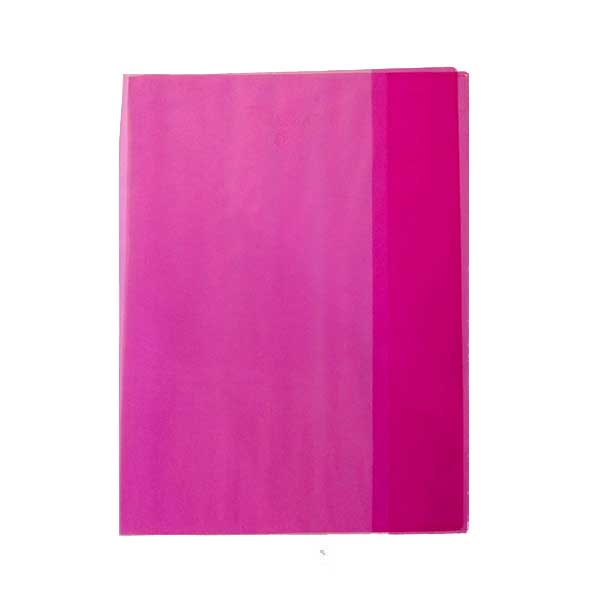 Protège Cahier Transparent Rose Aladin