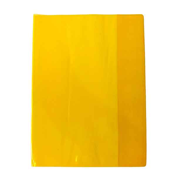 Protège Cahier  Transparent  Jaune Aladin