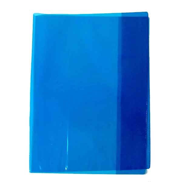 Protège Cahier  Transparent Bleu Aladin