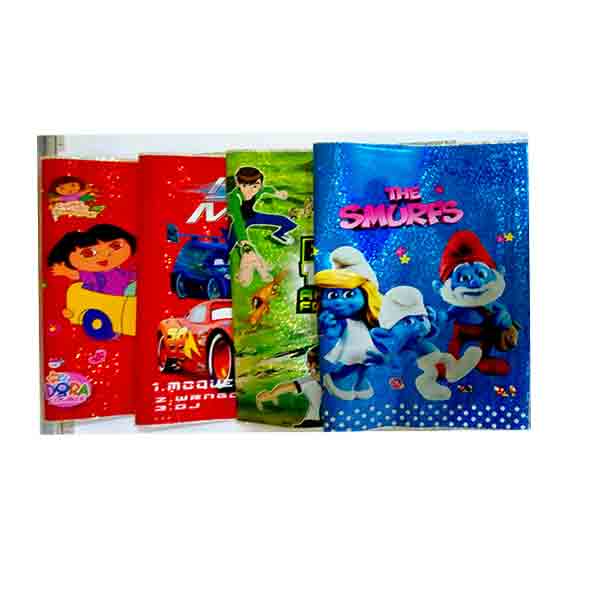 Protège Cahier 5*5 Fantaisie lamé