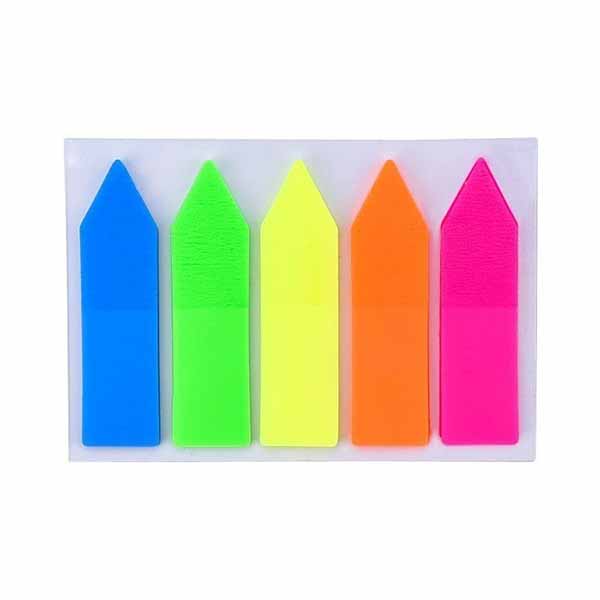 Stick-note Flèche Fluo / 5 couleurs