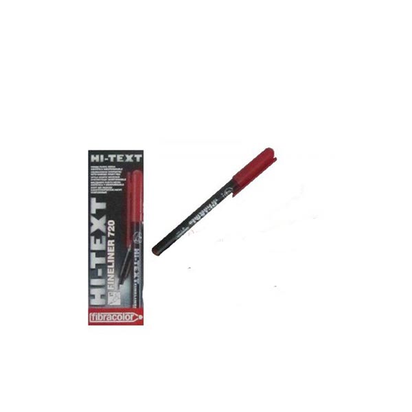 Stylo Fineliner Hi-text Rouge