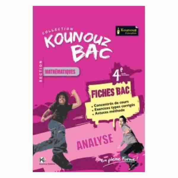 FICHE RESUME ANALYSE BAC MATHS