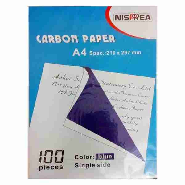 Papier carbonée bleu Nisprea