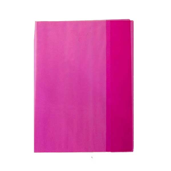 Protège livre Transparent Rose