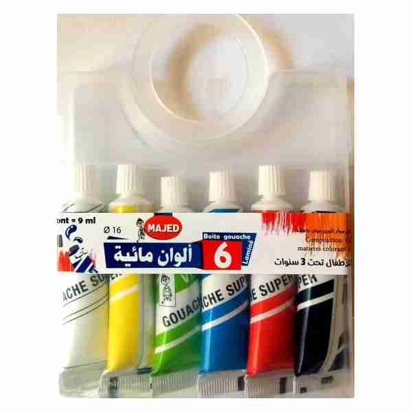 Boite Gouache Majed de 6