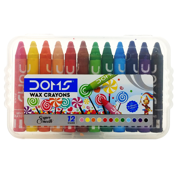 Mini Crayons Pastel Couleur de 12 Doms