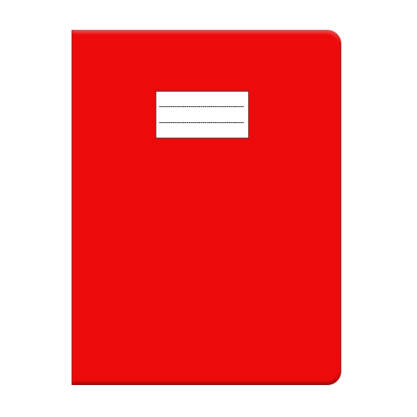 Protège Cahier Glossy Rouge Office Plast