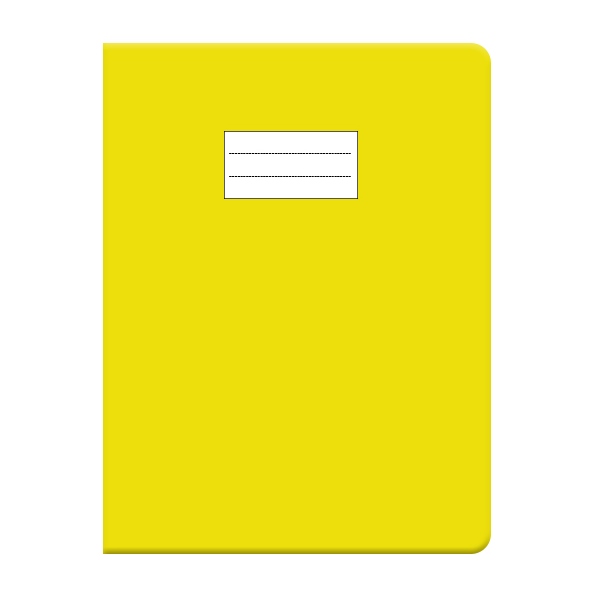 Protège Cahier Glossy Jaune Office Plast