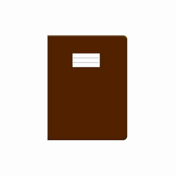 Protège Cahier Glossy marron Office Plast