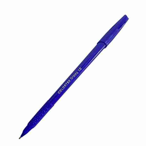 Stylo à Bille 1mm Grippy Bleu Colortek