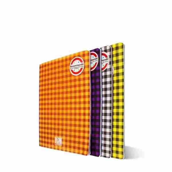 Cahier piqure couv plastique 96p pm 60g Selecta