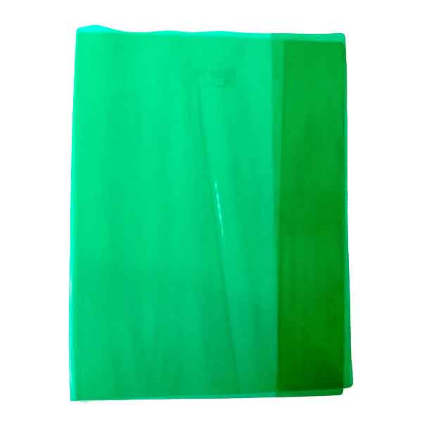 Protège Cahier Transparent Vert Office Plast