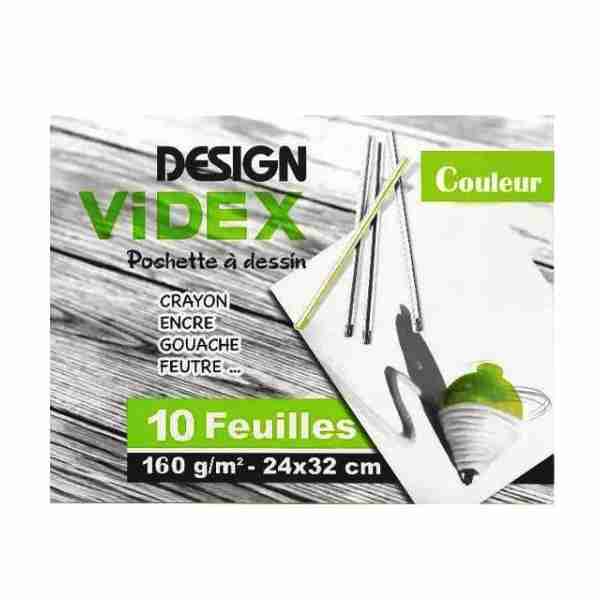 Pochette de 10 Feuilles Canson Couleur Videx