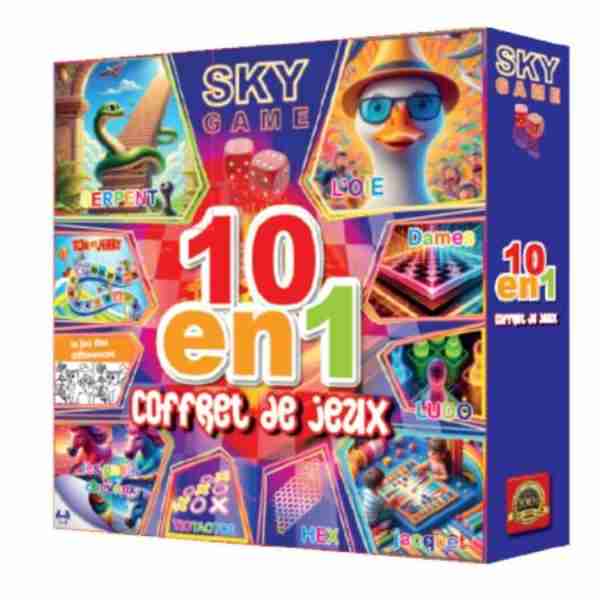Coffret de jeu 10 en1 Sky Game