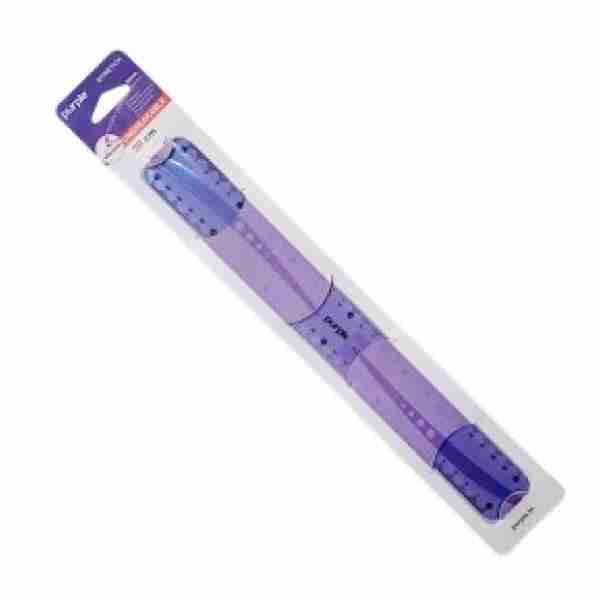 Règle triple décimètre flex 30 cm Purple OP