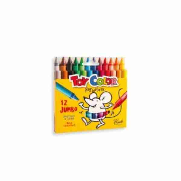 Crayon Pastel 12/9 Jumbo Toy Color