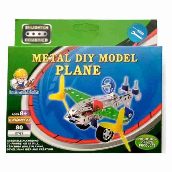 Metal Diy Model Plane 80Pcs