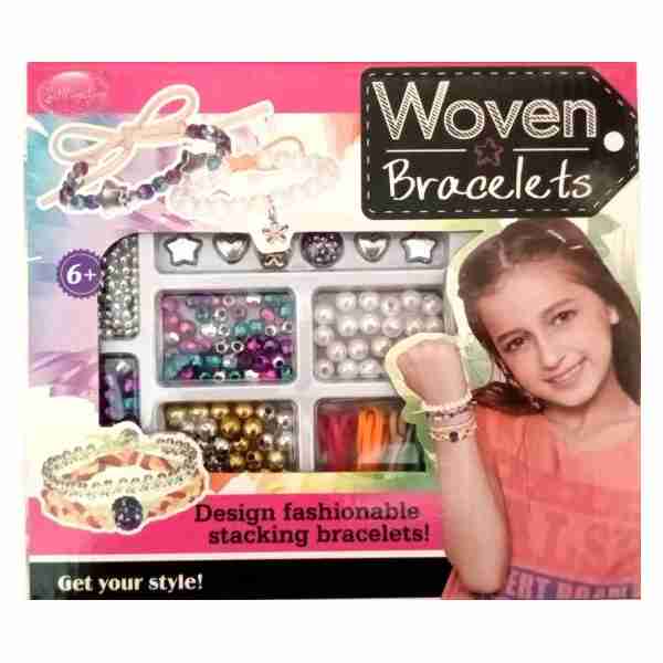 Beads Set Woven Bracelets 
