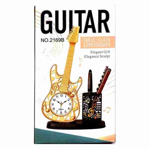 Clock Guitar & Porte Stylo