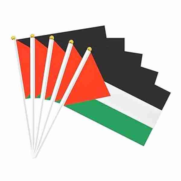 Drapeau avec baton 14*21cm