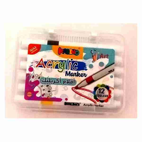 Boite de 12 Marqueur Acrylique Art Kalino