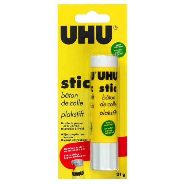 Bâton de colle UHU sans solvant 21g