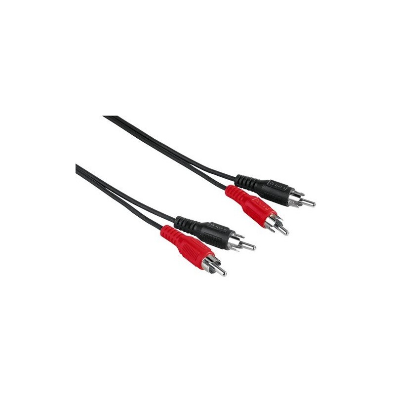 Câble audio Hama 2 RCA Mâle/Mâle 2.5M